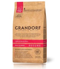 Grandorf Adult All breeds сухой корм для взрослых собак всех пород с ягненком и бурым рисом 1 кг. 